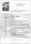 2001-09-29 - Maria Köck