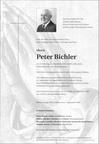 2001-09-27 - Peter Bichler