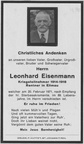 1971-02-20 - Leonhard Eisenmann