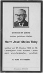 1973-10-27 - Josef Stefan Tichy