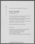 1973-10-29 - Irma Sander