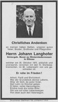 1975-10-25 - Johann Langhofer