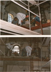 1987-07-20 - Renovierung der Pfarrkirche: Marmorsäulen