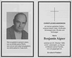 1989-10-25 - Benjamin Aigner