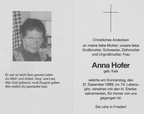 1989-12-21 - Anna Hofer
