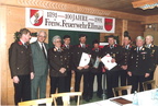 1992-02-28 - Ehrung bei der Feuerwehr