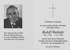 1992-08-25 - Rudolf Oberhofer gestorben