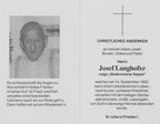 1992-09-14 - Josef Langhofer gestorben