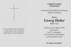 1994-01-26 - Georg Hofer