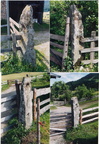 1994-05-28 - Steinsäulen beim Marcherhof-Zaun