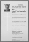 1994-12-00 - Adolf Peter Langhofer