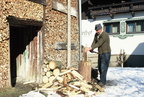 1997-02-24 - Beim Brennholzhacken