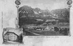 1902-08-18 - Ellmau mit dem Gasthaus zur Traube des Georg Stöckl