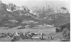 1930-00-00 - Ellmau bei Kitzbühel mit Kaisergebirge