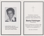 1986-01-08 - Berta Fohringer