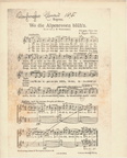 1930-00-00 - Kirchenchor Ellmau Notenblatt 1930 Wo die Alpenrosen blüh''n